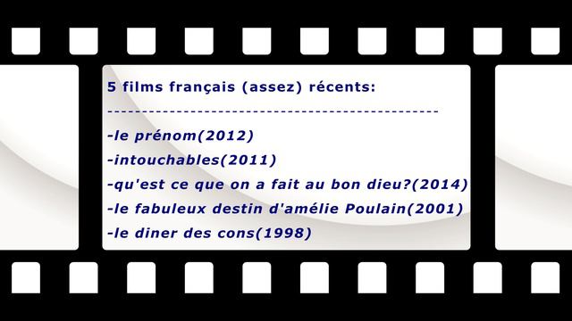 Cinema Francais Dans  Son Etude