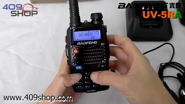 BAOFENG UV5RA New Version Dual Band U/V 136-174/400-480Mhz Radio смотреть онлайн