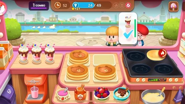 [Gameplay] Line Chef：Pancakes 27-1 смотреть онлайн