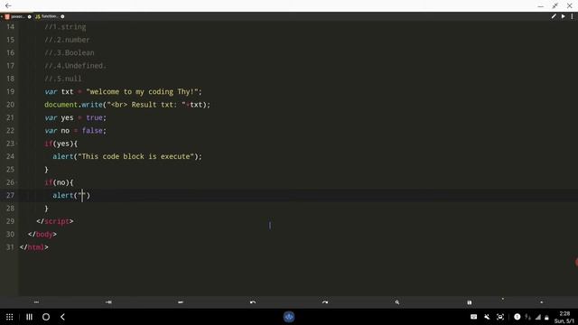 Javascript for Beginner 03- How to use Javascript Data Types смотреть онлайн