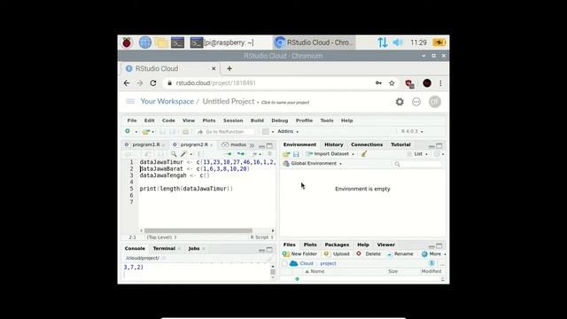 instalasi dan Membuat Program Sederhana dengan Bahasa Pemrograman R di Linux (RaspberryPi) смотреть онлайн