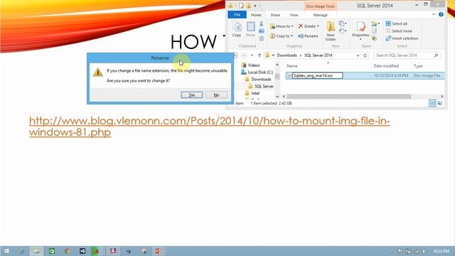 Mount IMG Image in Windows 8.1 смотреть онлайн
