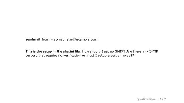 PHP : Sending email with PHP from an SMTP server смотреть онлайн