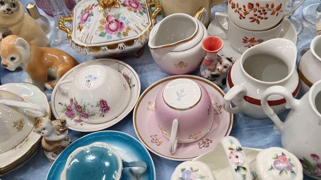 Мосвинтаж в Москве / Барахолка / Блошиный рынок/Фарфор/ Посуда / Блоха / Винтаж/ Антиквариат/ Блошк смотреть онлайн