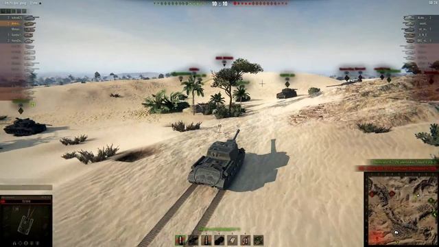 World of Tanks пт ИСУ 152 Раненый воин смотреть онлайн