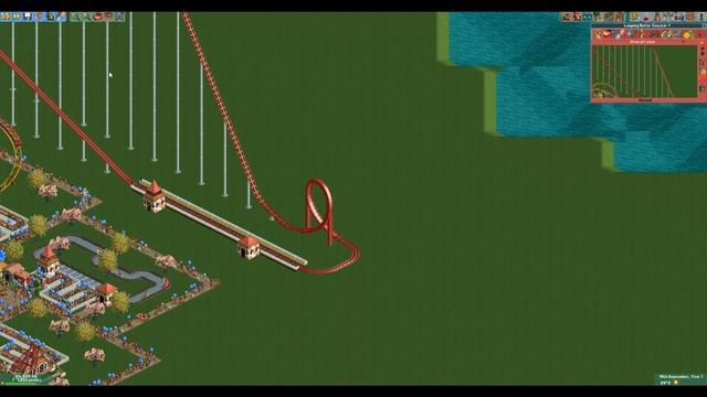 How to easily get 10 excitement on any coaster type in RCT2 смотреть онлайн