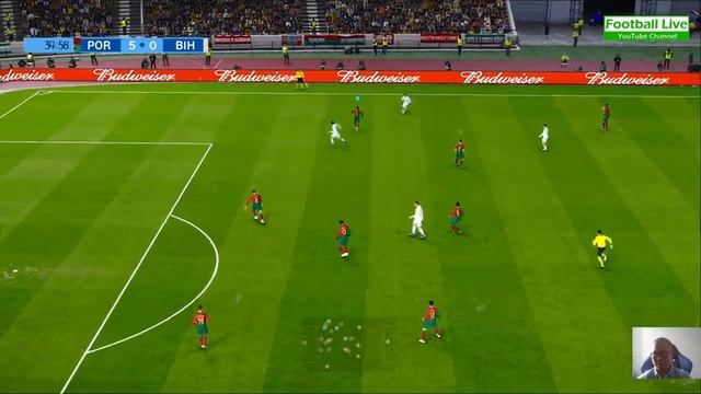 Portugal vs Bosnia and Herzegovina | Ronaldo Free Kick Goal | eFootball PES Gameplay смотреть онлайн