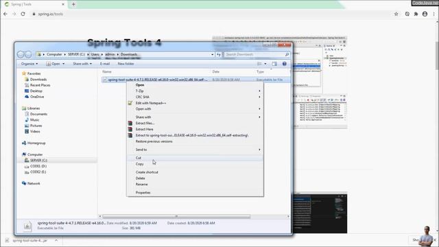 Download and Install Spring Tool Suite 4 (Spring Tools 4 for Eclipse) on Windows смотреть онлайн