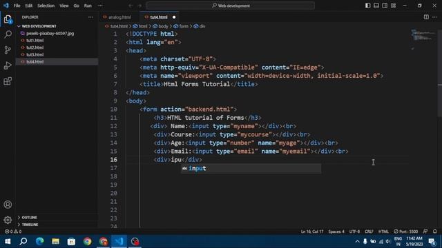 HTML Tutorial: Forms & Input Tags | Web Development Tutorials #4 смотреть онлайн
