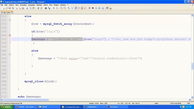 OWASP TOP 10 A1 - SQL Injection login bypass смотреть онлайн