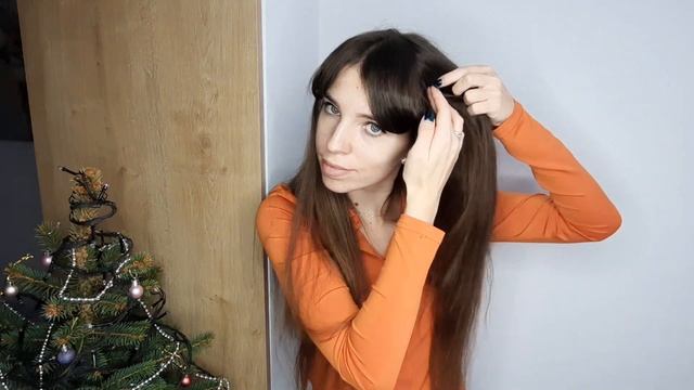 КАК СДЕЛАТЬ СЕБЕ ЧЕЛКУ БЕЗ СТРИЖКИ? HOW TO: BANG WITHOUT SCISSORS/HAIRSTYLE TUTORIAL смотреть онлайн
