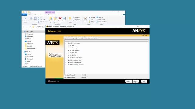 Installing ANSYS 19 on Windows смотреть онлайн