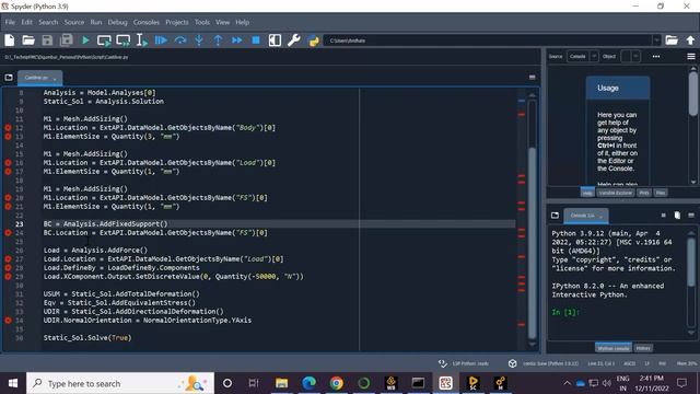 Python scripting for Ansys automation смотреть онлайн