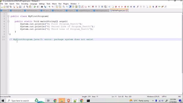 Lecture 02: How to Handle/Understand errors in a Java Program || Commenting Single & Multiple Line смотреть онлайн