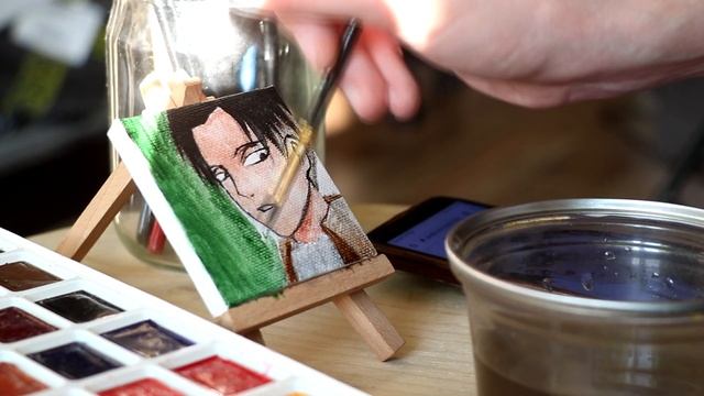 РИСУЮ ЛЕВИ НА МИНИ ХОЛСТЕ | Отбитые Картины | смотреть онлайн