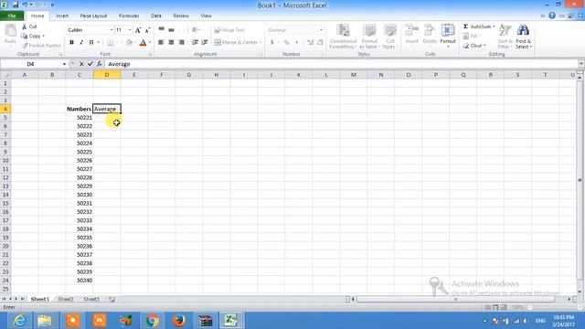 excel | average of a set of numbers смотреть онлайн