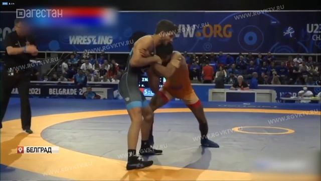 Анвар Аллахьяров - победитель ПМ по греко-римской борьбе смотреть онлайн