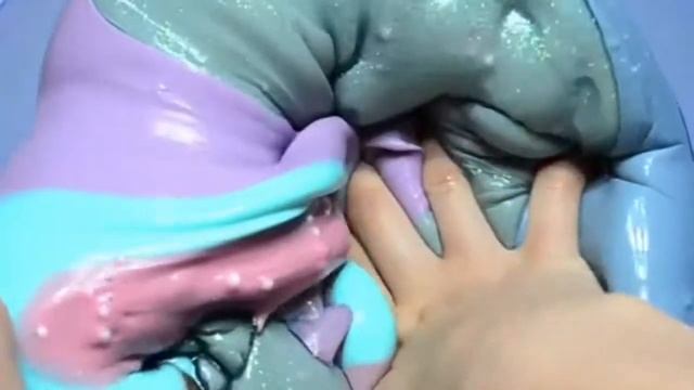 Смешивание слаймов/Большие слаймы АСМР/Mixing slime/Large slime Satisfying ASMR. смотреть онлайн
