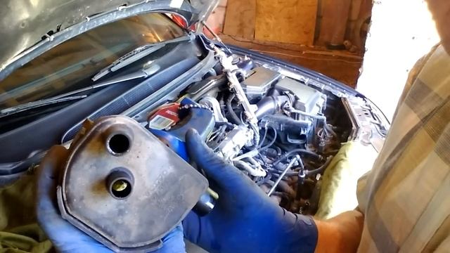 Вольво S80, чистка ВКГ. Volvo PCV.