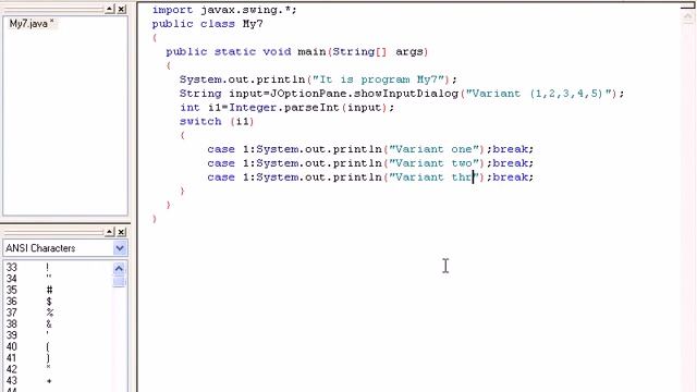 #Java Урок 21 Оператор switch смотреть онлайн