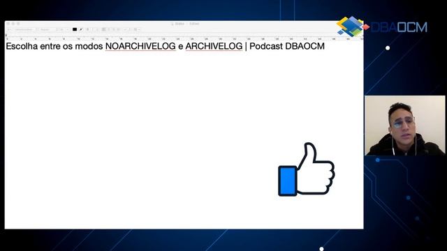Escolha entre os modos NOARCHIVELOG e ARCHIVELOG | Podcast DBAOCM смотреть онлайн