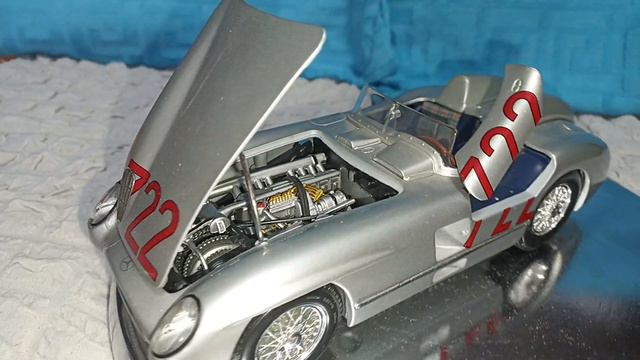 Mercedes Benz 300 SLR - 1954 , 1:18 , diecast , колекционерски модел смотреть онлайн