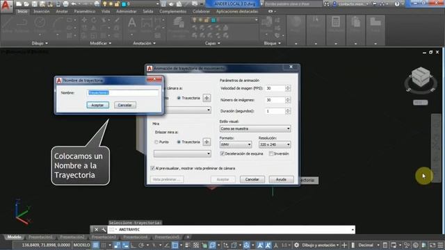 COMO HACER UN RECORRIDO 3D AUTO CAD 2019 EN ESPAÑOL смотреть онлайн