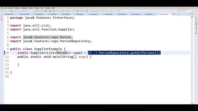 Supplier Interface in Java8 with Examples смотреть онлайн