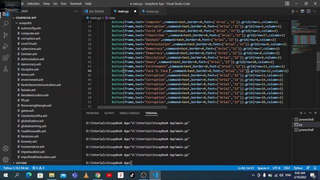 Make essaybook in python tutorial | CodeWithHarry | Ashlya Tech | Python Tutorial смотреть онлайн