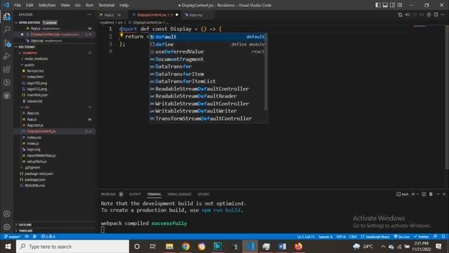 Reacts Tutorial - 4 - React component 2022 #reactjs #javascript #es6 #npm #vscode #reactdeveloper смотреть онлайн