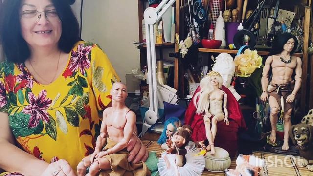 Авторские шарнирные куклы Юлии Тальновой. В творческой мастерской кукольного мастера смотреть онлайн