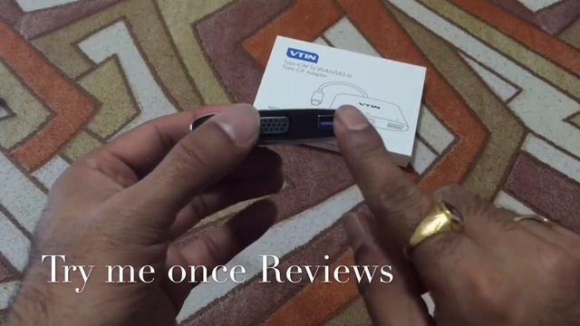 Vtin USB 3.1 Type-C to VGA /USB 3.0/Type C Adapter - Review | Try me Once Reviews смотреть онлайн