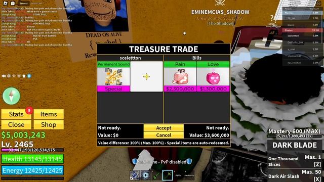 ✅ ЧТО МНЕ ПРЕДЛОЖАТ ЗА ПЕРМ ФРУКТ МУЗЫКУ В BLOX FRUITS?! ТРЕЙДЫ НА ФРУКТЫ! ОБНОВА 20 Blox Fruits смотреть онлайн