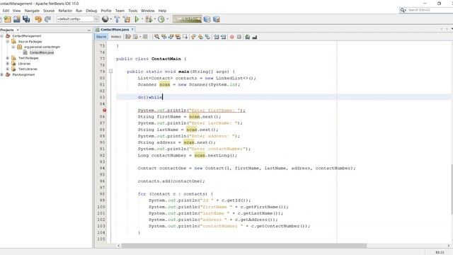 Handling User Inputs | Java DAO Pattern with List | Contact Management | Java in Nepali смотреть онлайн