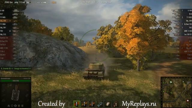 WOT: Redshire - Object 268 - 8 frags - смотреть онлайн