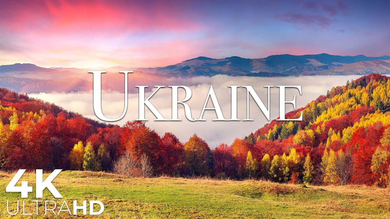 Beauty Of Ukraine Nature And Autumn  Meditation Relaxing Music  Nature Sounds 4K Relaxation Film