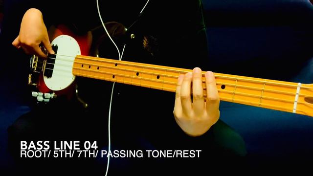 【017】4 Easy Blues Basslines for Beginners: Shuffle Rhythm with Tablature