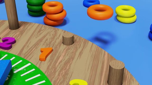 Изучаем время по часам для детей | Учимся считать от 1 до 12 | Цифры минуты и часы смотреть онлайн