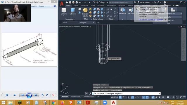 AUTOCAD 3D 06 Eje |Cristian M. смотреть онлайн