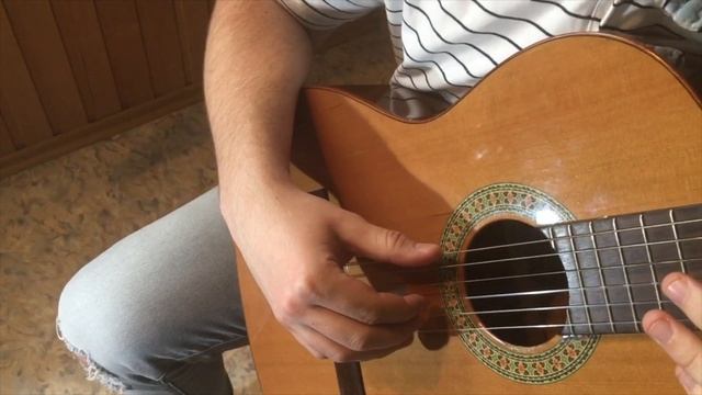 УРОК №1 по ГИТАРЕ с НУЛЯ онлайн❗Постановка осанки и рук | игра правой руки пальцами i-m | Апояндо смотреть онлайн