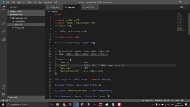 Razorpay Payment Gateway Integration in PHP/HTML with DB Integration | Hindi Web Tutorials - Part 1 смотреть онлайн