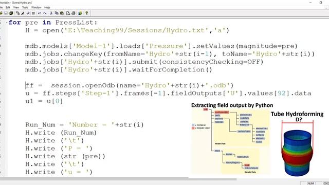 # 4: Python scripting in Abaqus: Performing numerous Jobs by one click смотреть онлайн
