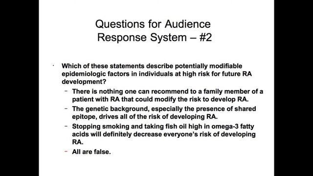 Pre-Rheumatoid Arthritis: Can We Define It and Prevent Its Progression? смотреть онлайн