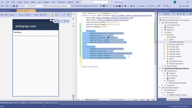Xamarin Android, SQLite and Entity Framework Core Part 3 - UI смотреть онлайн