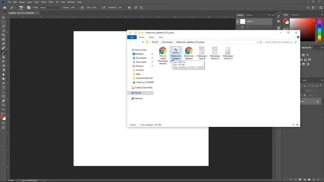 Installing Fonts & Brushes in Photopea & Photoshop смотреть онлайн