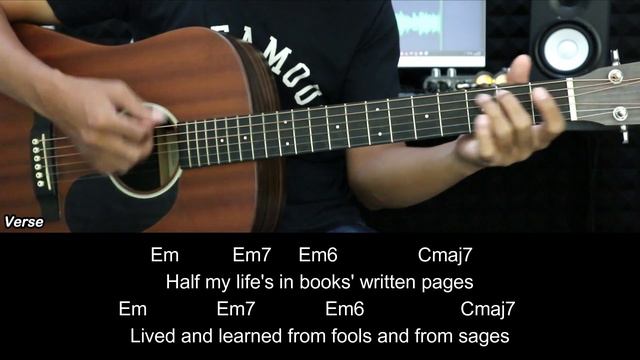 Dream On - Aerosmith | EASY Guitar Tutorial - Chords / Lyrics - Guitar Lessons смотреть онлайн
