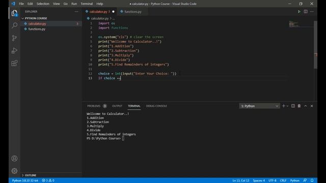 Build a Simple Calculator | In Python | In an Optimised Way смотреть онлайн
