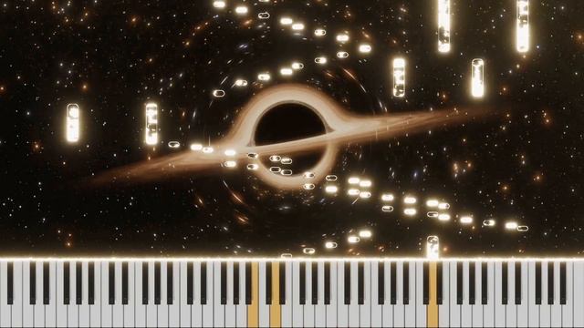 Interstellar - Cornfield Chase (piano) + sheet music смотреть онлайн