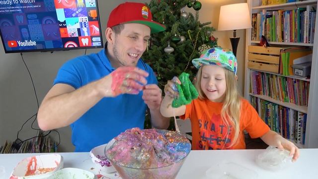 Смешала все Слаймы Часть 3 ??? Гигантский Лизун ЧЕЛЛЕНДЖ SLIME CHALLENGE коллекция слаймов смотреть онлайн