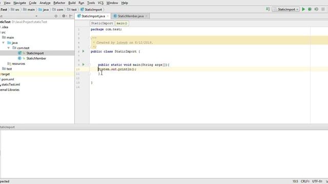 Java static import смотреть онлайн